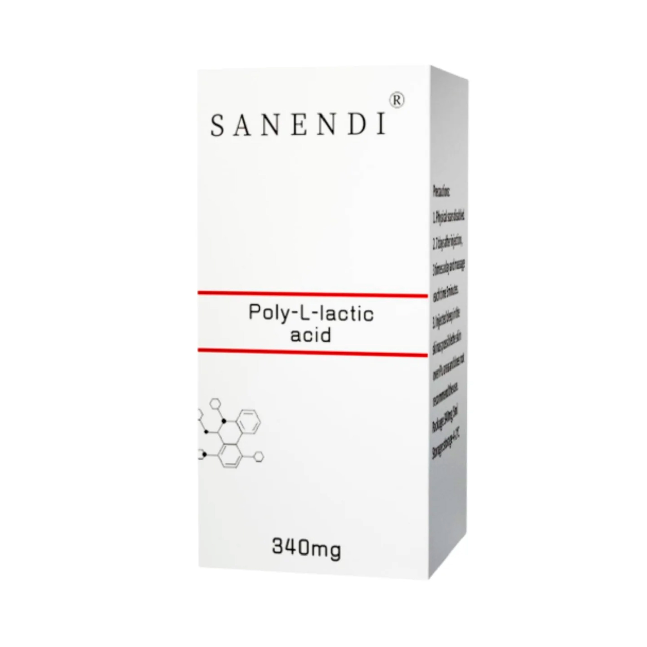 SANENDI SCULPTRA Bioestimulador PLLA 340mg (1 Vial), Estimulador de Colágeno y Rejuvenecimiento Progresivo Profesional